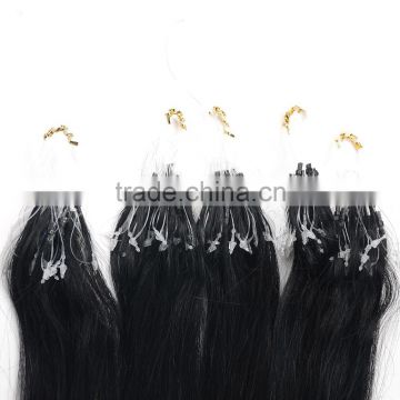 virgin human hair loop ring hair extenisons