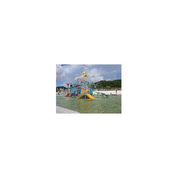 Outdoor Water Playground With Commercial Spiral Water Slide