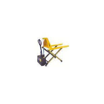 1 Ton Electric Scissor Lift Table Lifting Stacker With Fork Width 520mm