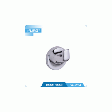 Wall mounted metal wall robe hook