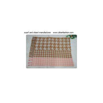 Houndstooth Style Scarf and Shawl