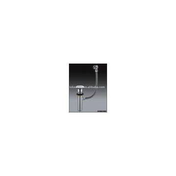 Brass rotating top waste drainer for wash basin