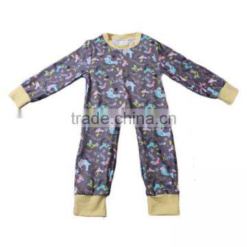 latest long sleeve cute animal printed winter thick knit cotton soft infant baby girl romper