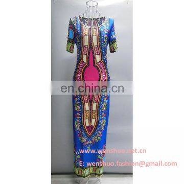 Thailand Indonesia Totem Printing Restore Dress