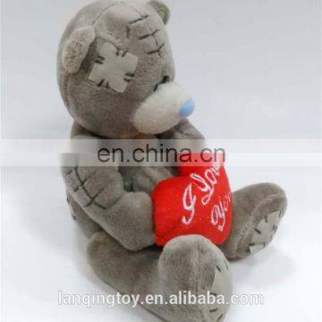 Hot Sale Graduation Gift Teddy Bear Plush Toy With Red Heart photo-3