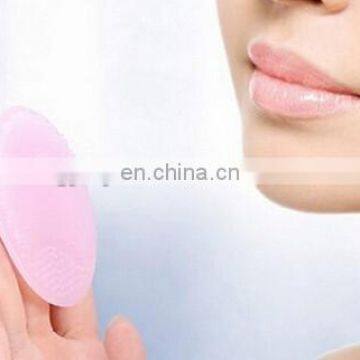 silicone face brush/silicone cleaning face brush/silicone round cleaning brush