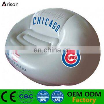 PVC inflatable American Football Shaped Chair Sofa Lounge