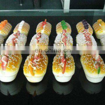 Simulation Food Fridge Magnet/Artificial fake bread resin Fridge Magnets MF-0006