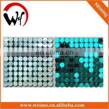 2015 New Shiny sequin panel hard plastic transparent sheet
