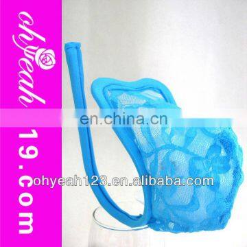 Wholesale new arrivals blue men open crotch c string