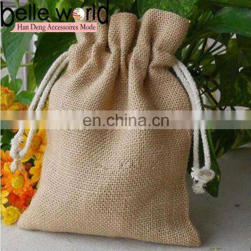 Cheap Custom burlap drawstring bags