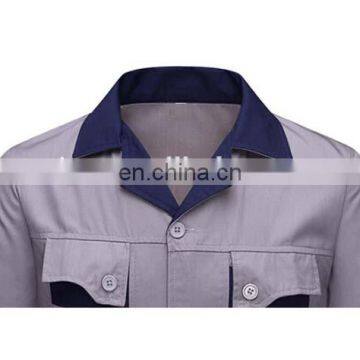 Wholesale Short -Sleeved Labor Uniform / High Quality Workwear Uniforms Industrial Uniform of 100% Cotton/TC/CVC photo-3