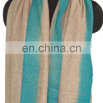 Gauze pashmina wool shawl ,Ombre Wool Pashmina Shawls