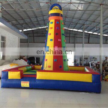 colorful Inflatable climbing wall for adults/rock climb wall/climb wall for drill