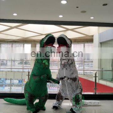 Adult size inflatable t rex costume CE standard inflatable dinosaur costume adult walking dinosaur costume for sale