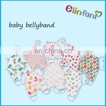 Wholesale baby footsies bellyband navel protection bibs soft 100% cotton baby bellyband