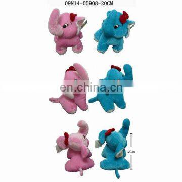 Cute Stuffed Plush Elephant Toys Pink Blue Toys