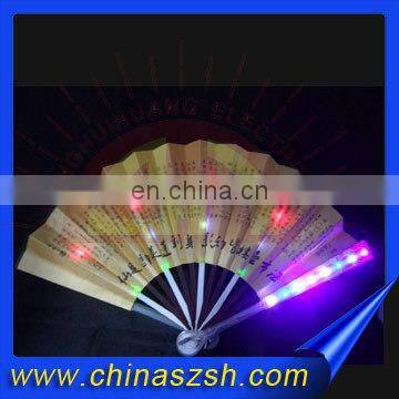 Themed party supplies led flashing hand fans wholesale