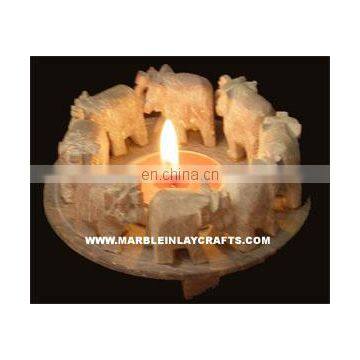 Home Decoration Stone Candle Holder Whole Seller