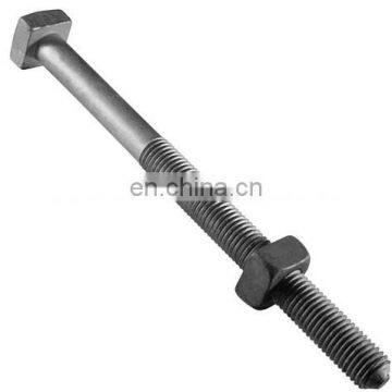 Square head machine bolt Machine Bolts grade 8.8 hex head machine bolts