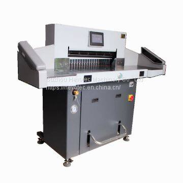 HV-720HTS Double Hydraulic Paper Cutter With Side Table