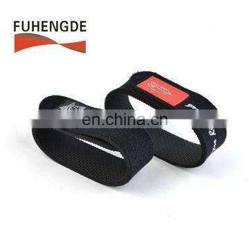 Rubber Logo Fishing Rod Band Wrap Belt Fixing Tie Strap Holder