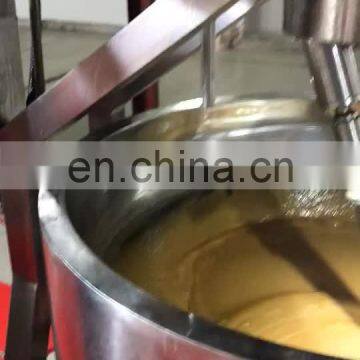 commercial electric cooking pot jacket kettle with agitator cooking kettle jacked kettle machine