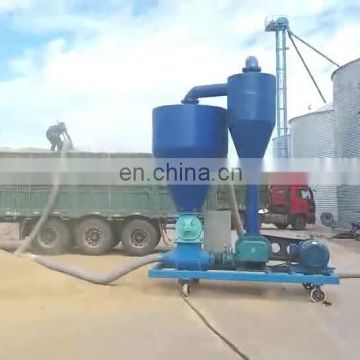 mobile grain pneumatic sucker conveyor truck loading conveyor