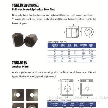 Anchor Nut/anchor Steel Plate Used Soil Nailing, Rock Bolts, Anchoring, Micropiles and Tie Rods photo-2