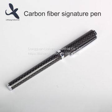 Custom Logo Business Carbon Fiber Gel Pen Signature Pen