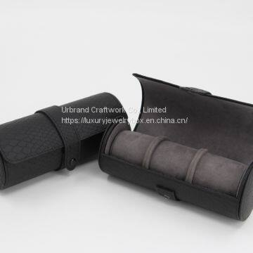 Classical Debossed Logo Leather Watch Box/customize Leather Watch Case photo-4