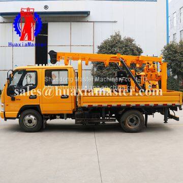 XYC-200 Truck Mounted Hydraulic Core Drill Equipment /Light Truck Chassis Car Drilling Rig