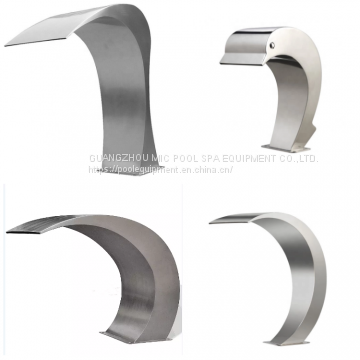 Swimming Pool Stainless Steel Waterfall Fountain, Swimming Pool Equipment