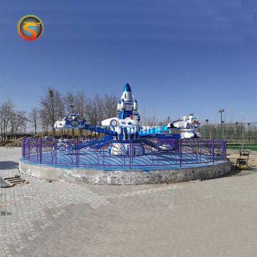 China Manufacturer Kids Carnival  Amusement Park Rotating Self Control Plane Rides For Sale