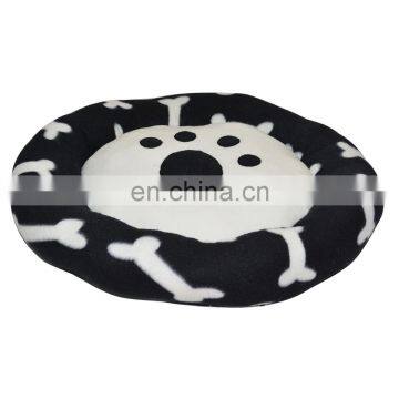 small fleece thick round pet mat