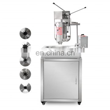 sanck food truck commercial churro set machine with fryer churros cart cabinet making machine for sale