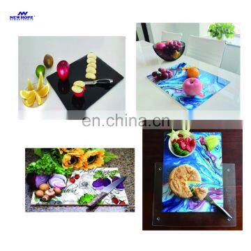 Non-Slip Dishwasher Safe Cut Board Plain Glass photo-2