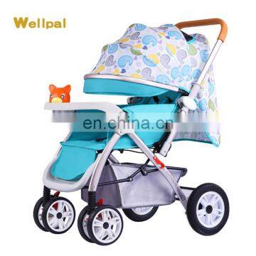 Aluminum Frame High Landscape Luxury Prams 3 in 1 Baby Strollers Wholesale