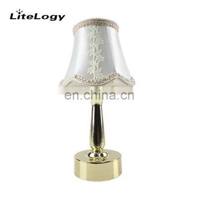 High quality battery operated LED lights rechargeable cordless restaurant table lamp