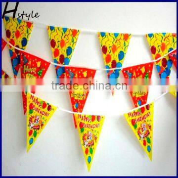 Custom high quality paper party banner SB009