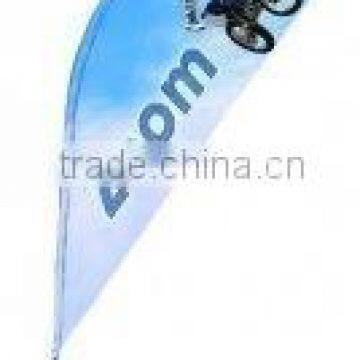 Rotatable flying beach banner polyester graphic fabric displays with customized