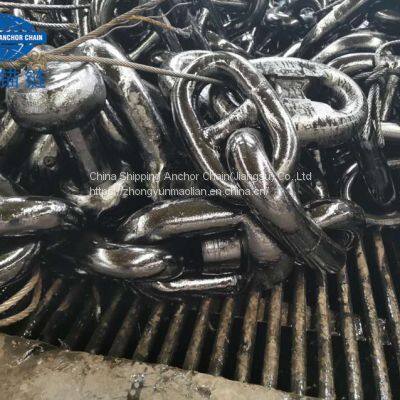 China 40mm marine anchor chain supplier ship anchor chain factory