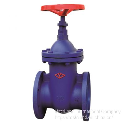 CAST IRON FLANGED NON-RISING STEM GATE VALVE