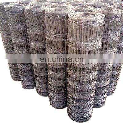 Galvanized Fixed Knot Wire Mesh Farm Fence for Deer Cattle Horse