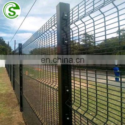 Corrosion Resistant Iron And Steel 358 Mesh Fence  Protective Outdoor High Security Wire Wall Fence