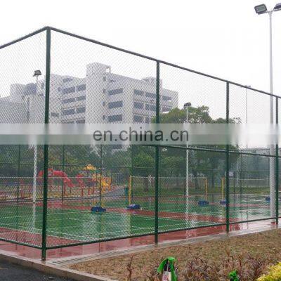 High strength football field fence steel chain fencing