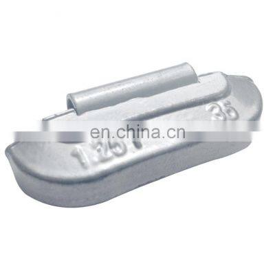 Zinc coated casting Zn clip on Wheel balance Weights for Steel Rim