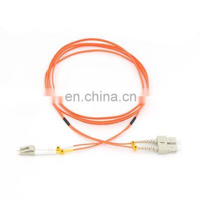 OM162.5/125 LC-SC duplex fiber optic patch cord -LSZH