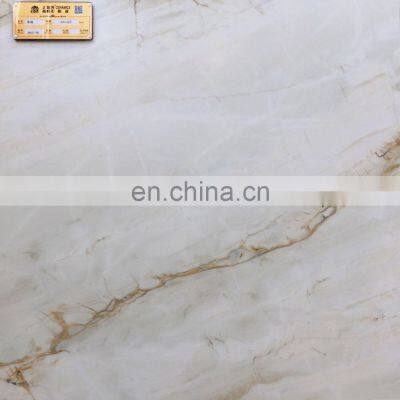 New arrival sandblasted waxy marble ceramic floor tile look copy