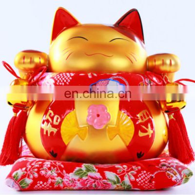 wholesale gold lucky cat piggy bank